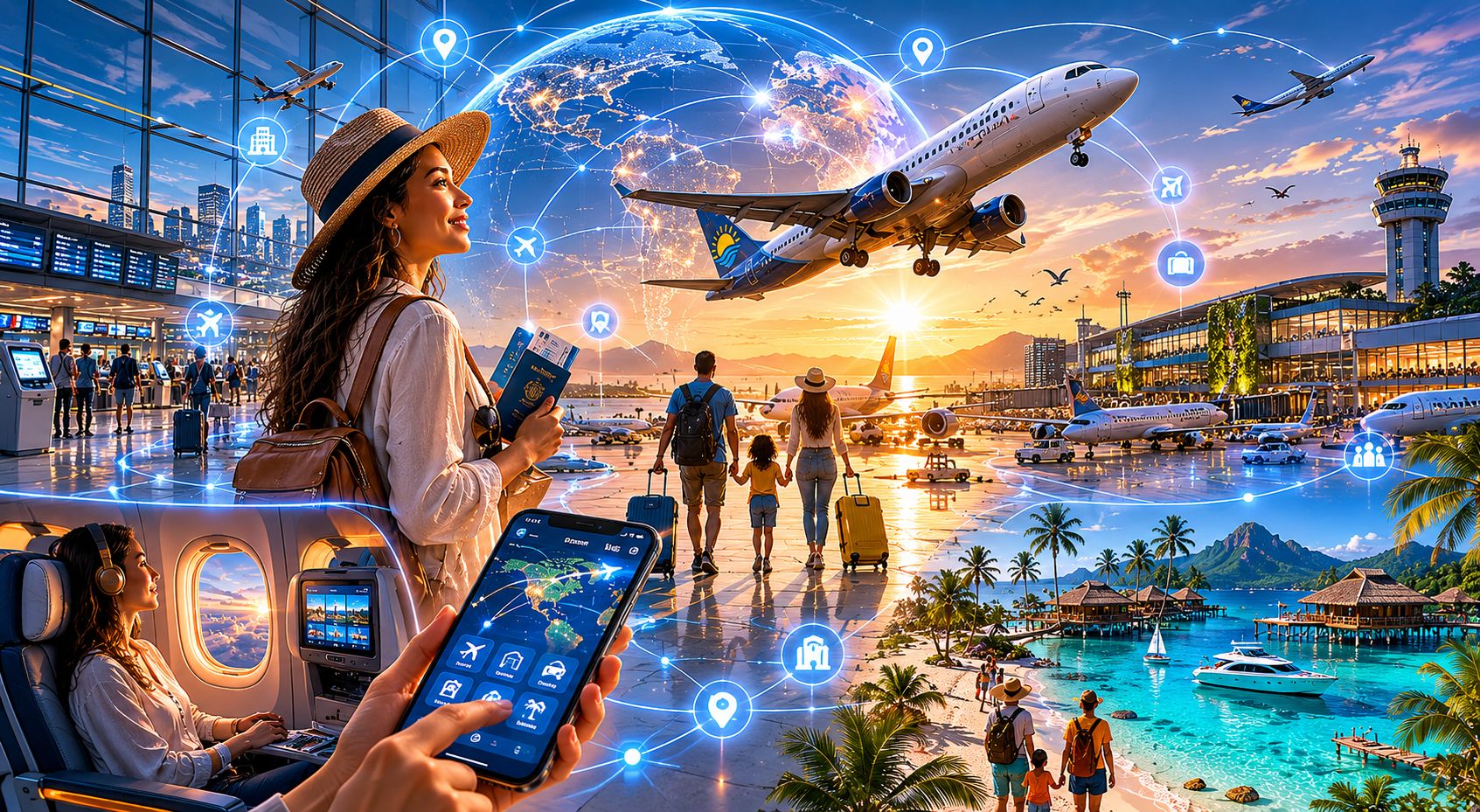 Redefining travel cinematic panorama passenger cabin connectivity experience