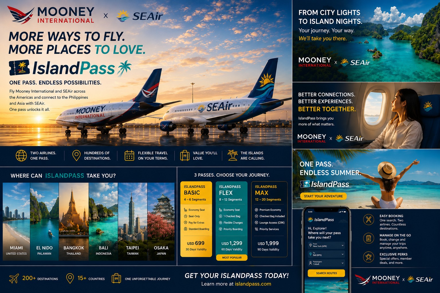 IslandPass unified travel network panoramic asset