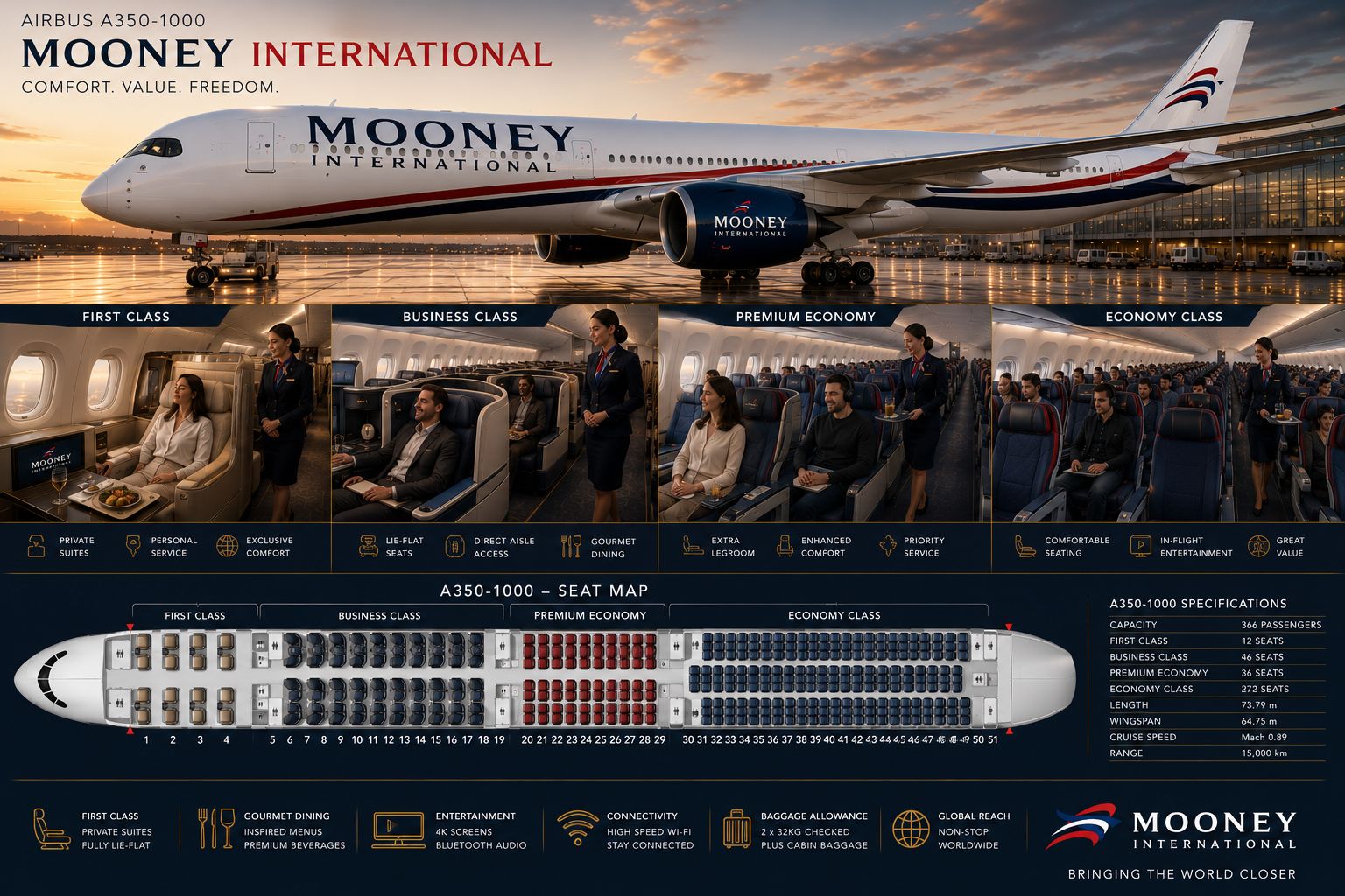 Fleet Mooney International airport signature lounge framework