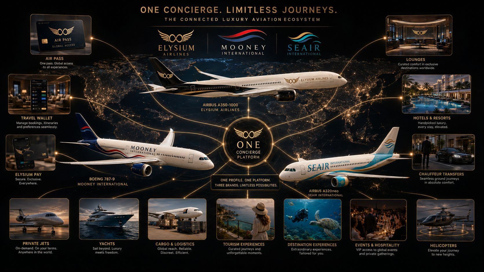 Elysium Unified Digital Ecosystem Connected Journey Concierge Experience
