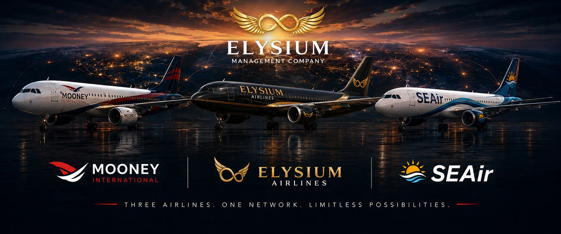 Fleet elysium airlines fleet001