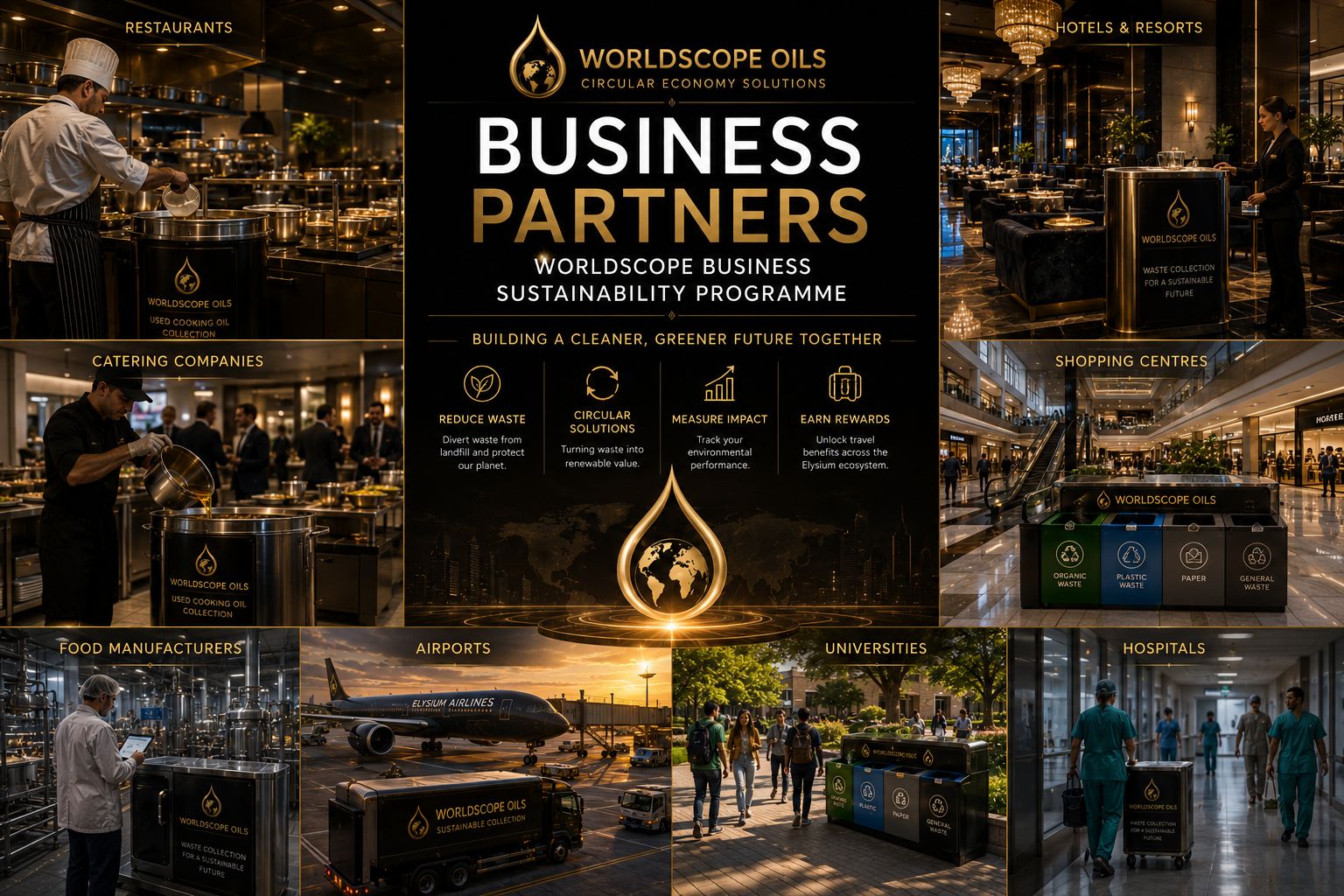 WorldscopeOils- Sustainable Aviation Rewards Programe Elysium Financial Premium Ecosystem Commercial Capital Management Experience