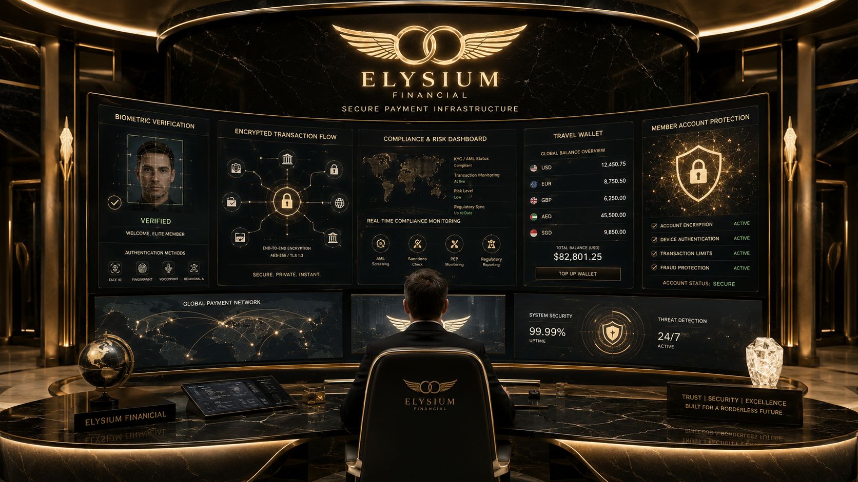 Elysium Premium Financial Security Data Protection Compliance and Corporate Governance Experience