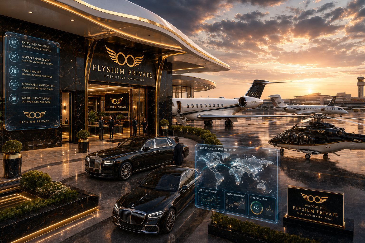 Elysium Private Executive FBO Terminal