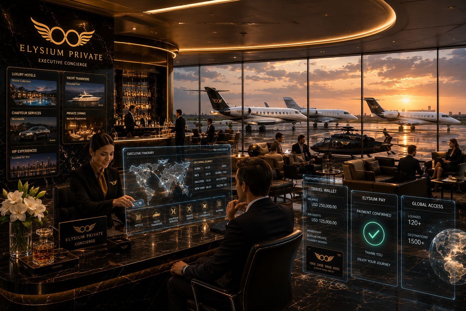 Elysium Private Executive FBO Terminal