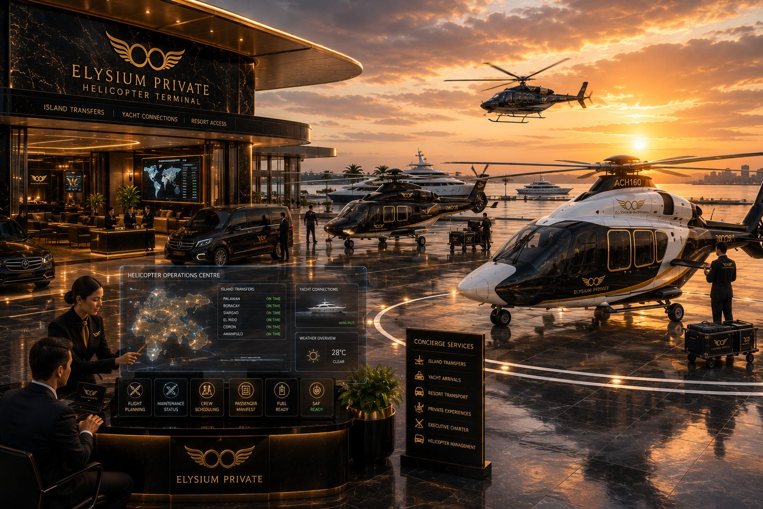 Executive Helicopter Operations and Air Transfers