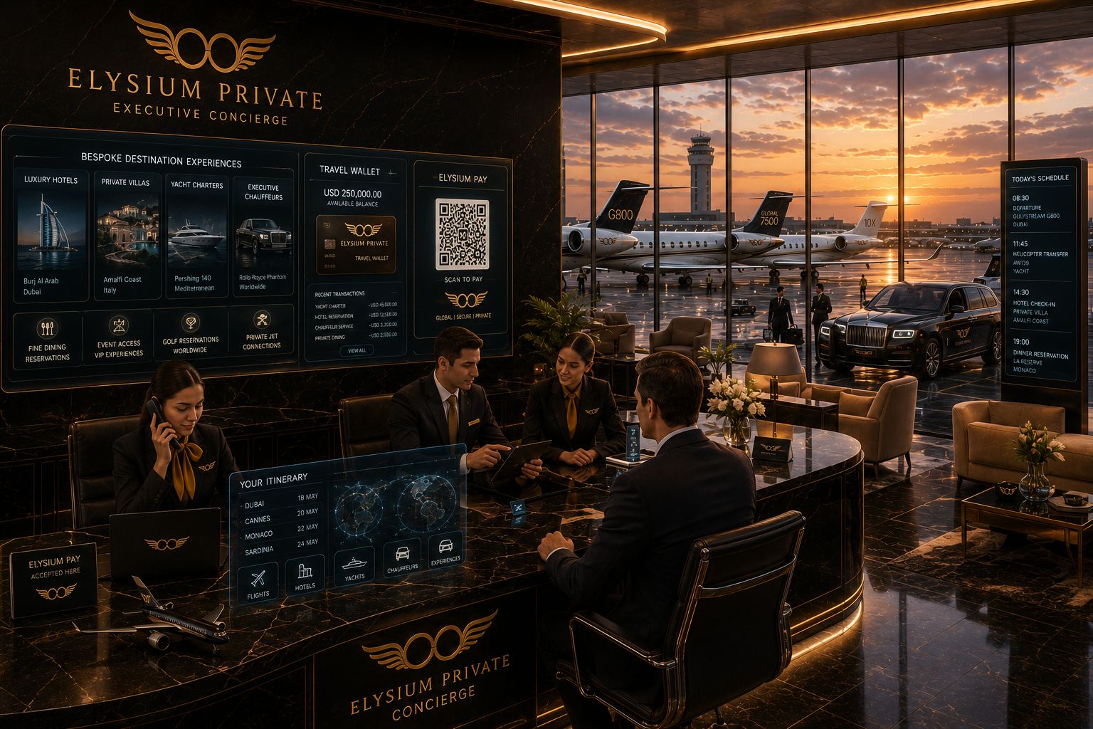 Elysium Private Executive Concierge and Luxury Lifestyle Services