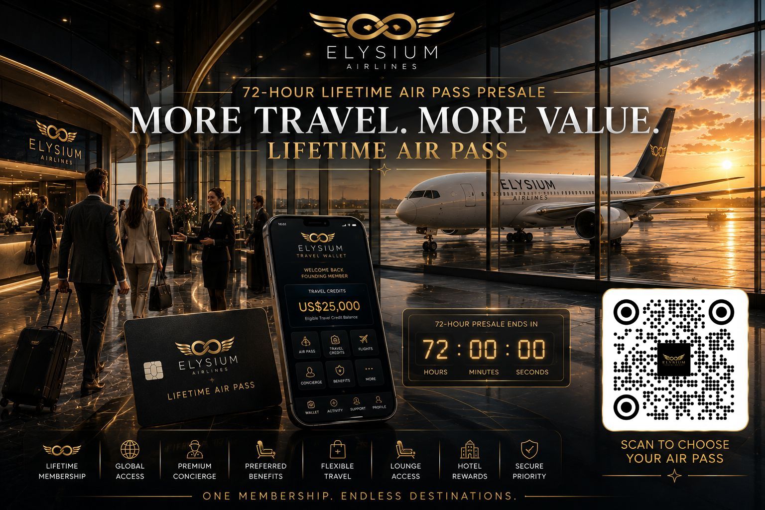 Elysium Air Pass Global Pre-Launch